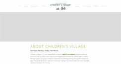 Desktop Screenshot of childrens-village.net
